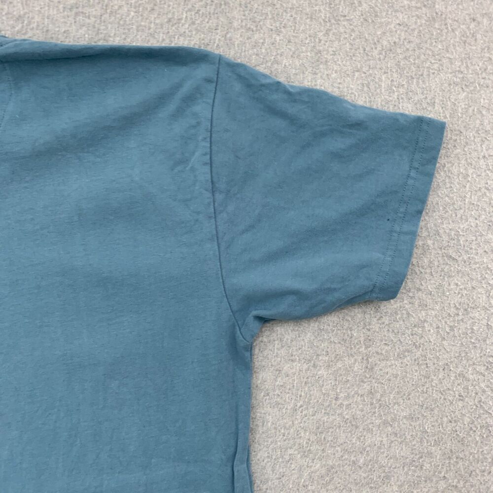 VANS Crewneck T Shirt Mens Medium Classic Fit Blue 100% Cotton Short Sleeve - Picture 12 of 12